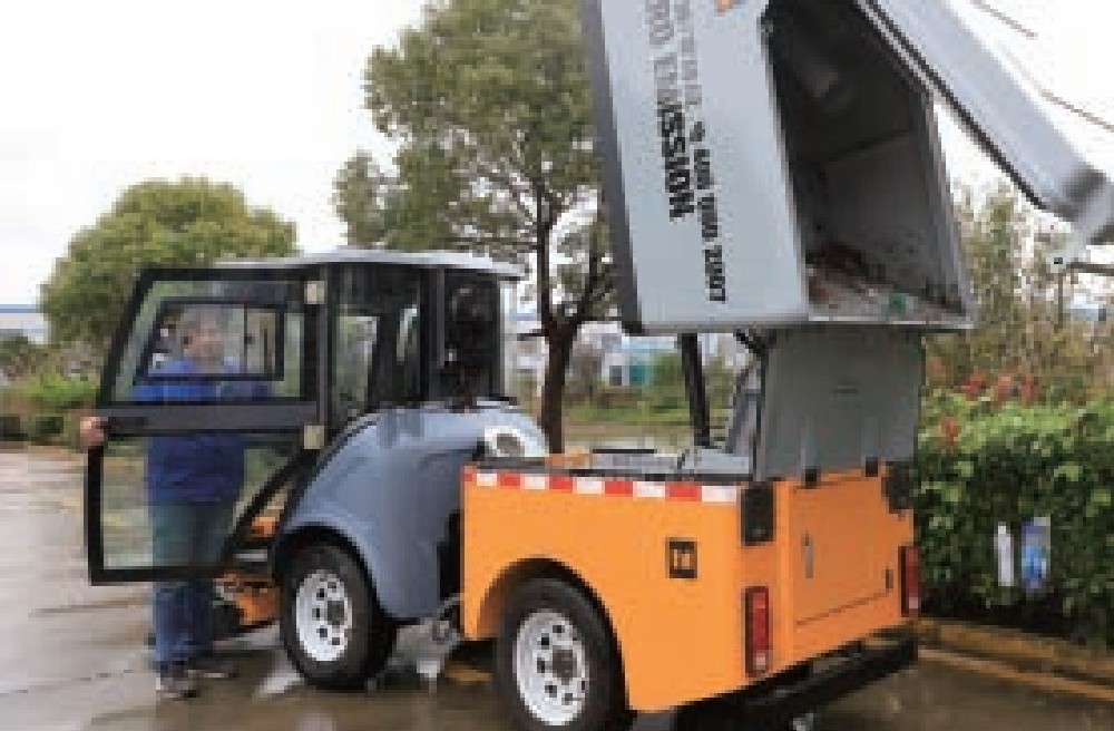 What kind of environment is suitable for the use of electric sweepers to achieve good results?